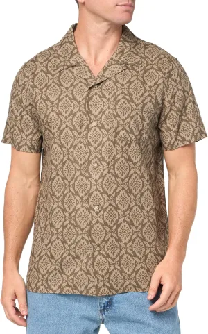 PENDLETON Men's Short Sleeve Linen Camp Shirt