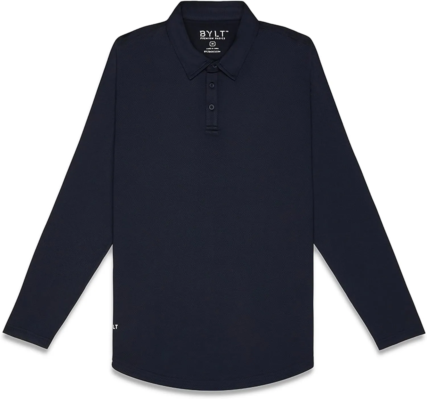 Performance Drop-Cut Polo Long Sleeve Men's Shirt