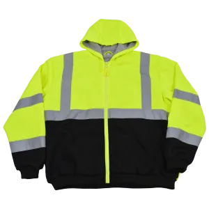 Petra Roc LBHSW-C3 Class 3 Thermal Two Tone Hooded Zip-Up Sweatshirt