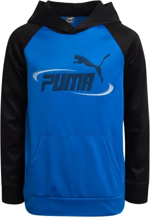 PUMA Boys' Athletic Hoodie - Performance Fleece Pullover Graphic Sweatshirt for Boys (Sizes: 8-20)