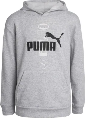 PUMA Boys' Athletic Hoodie - Performance Fleece Pullover Graphic Sweatshirt for Boys (Sizes: 8-20)