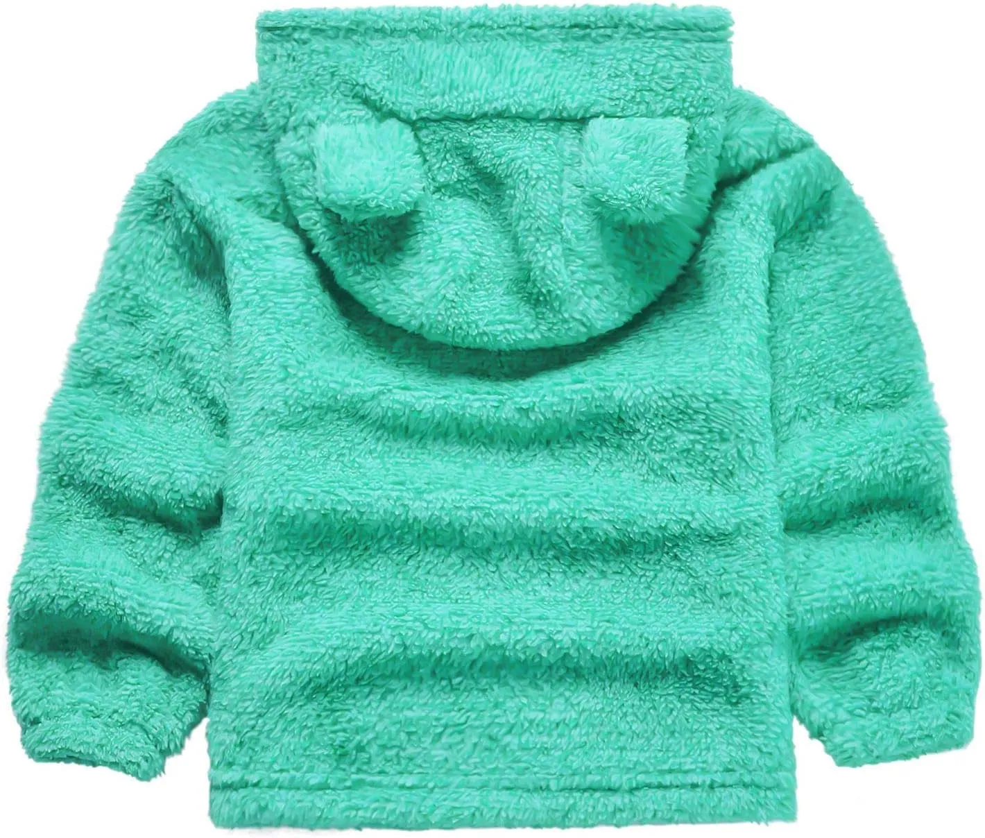 QPANCY Girls Sherpa Pullover Hoodie Kids Fleece Cat Clothes Winter Fall Coat Top