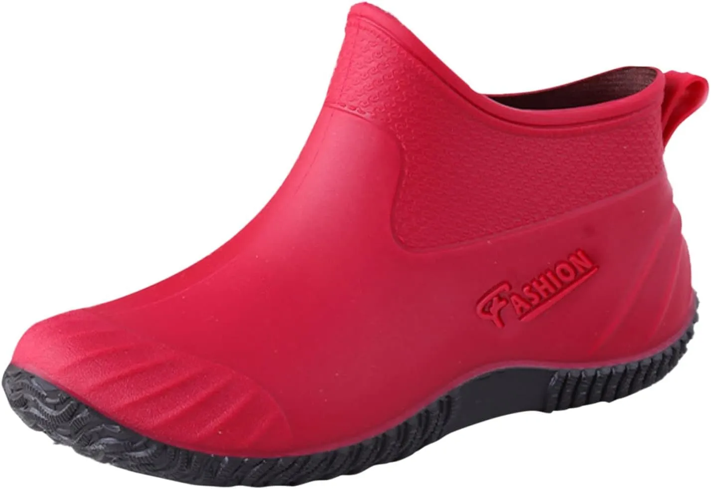 Rain Boots Women Women's Ankle Rain Boots Waterproof Garden Shoes Rubber Rain Shoes for Hunting Gardening Farming