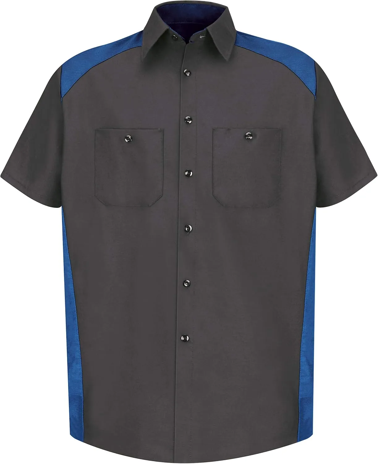Red Kap Men's Motorsports Shirt, Short Sleeve
