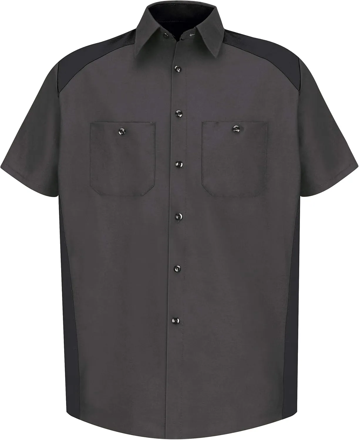 Red Kap Men's Motorsports Shirt, Short Sleeve