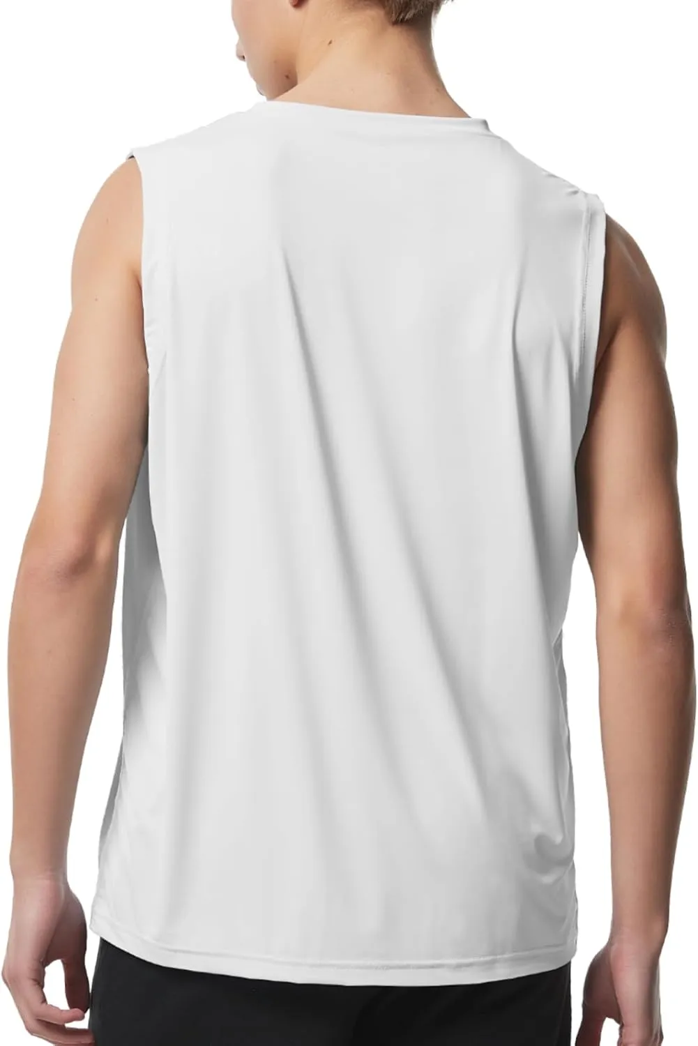 Riverruns Men's Sleeveless Tank Tops Quick Dry Workout Shirts for Gym Fitness Running Beach Swim