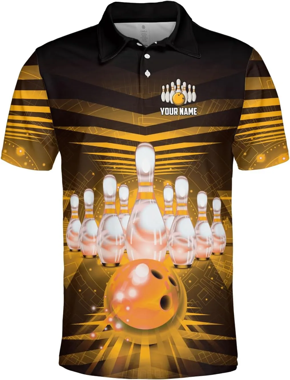 Royal Fight Personalized Bowling Polo 3D Shirts Custom Bowling Polo Bowling Shirt for Team Bowling Shirt Unisex for Men Women