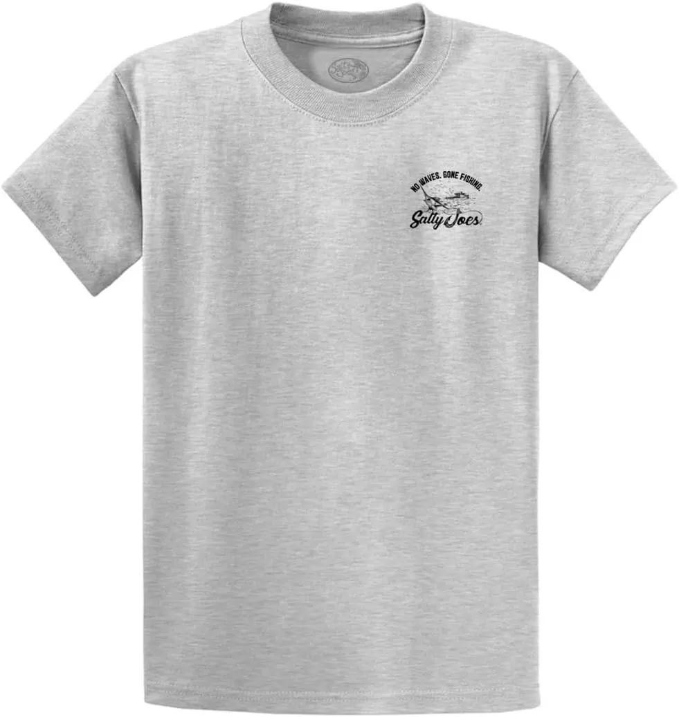 SALTY JOES Mens Graphic Logo Heavyweight Cotton T-Shirts in Regular, Big and Tall
