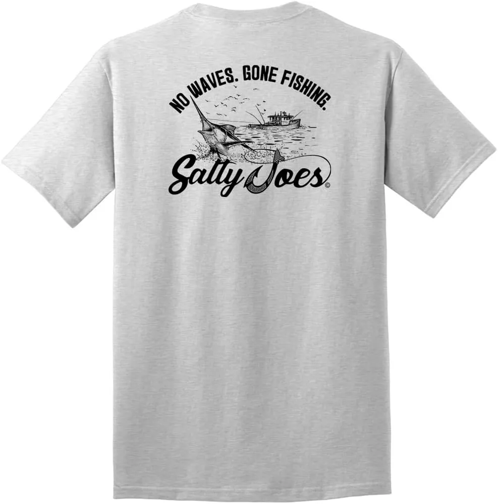 SALTY JOES Mens Graphic Logo Heavyweight Cotton T-Shirts in Regular, Big and Tall