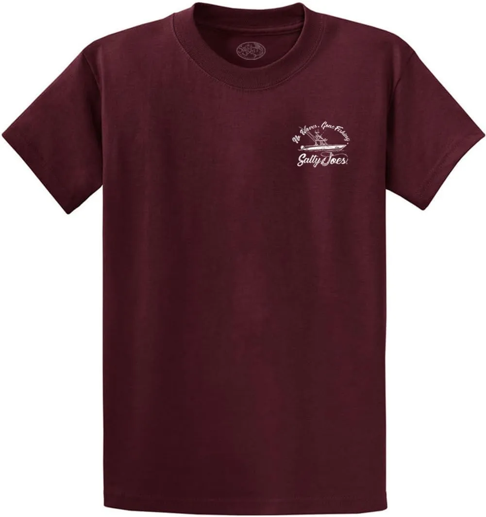 SALTY JOES Mens Graphic Logo Heavyweight Cotton T-Shirts in Regular, Big and Tall