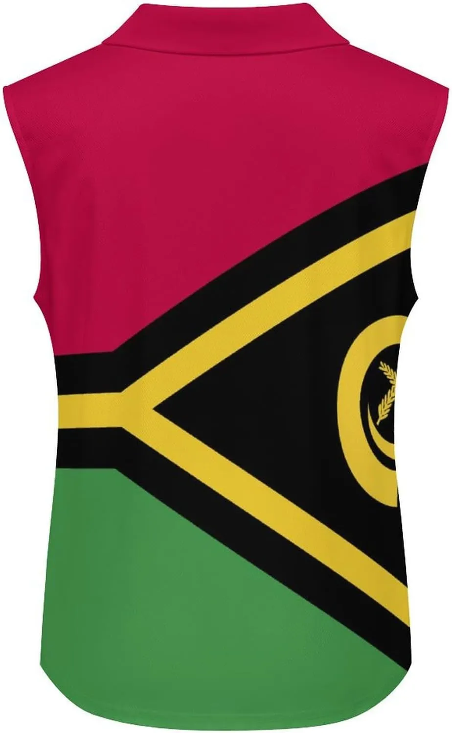 Sleeveless Shirts for Women American Flag V Neck Shirt Casual PO-LO Tank Top Pullover Quick Dry with Designs