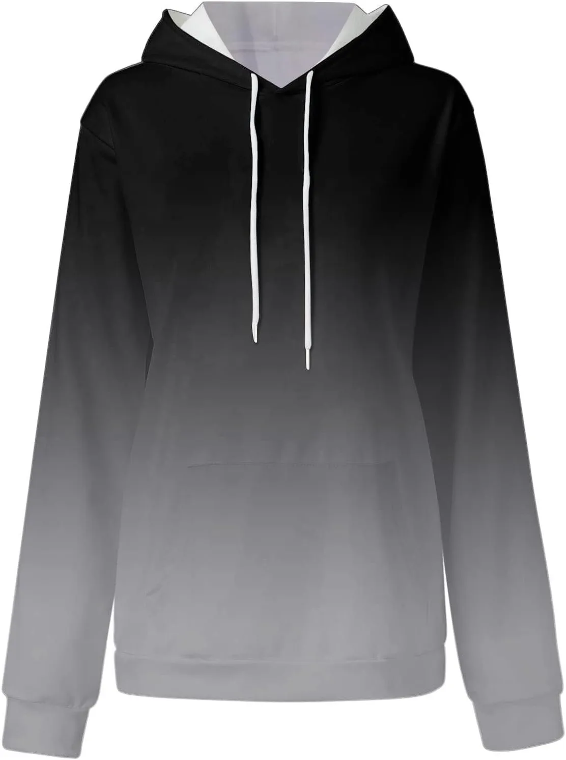 slqdgmryz Womens Oversized Hoodie Plus Size Tie Dye Preppy Swaetshirt with Pockets Comfort Cute Hoodies for Teen Girls