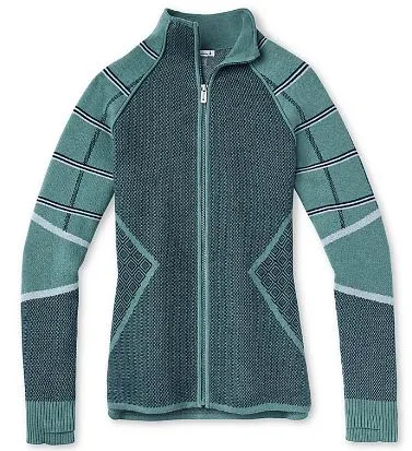 Smartwool Womens Dacono Ski Full Zip Sweater Black
