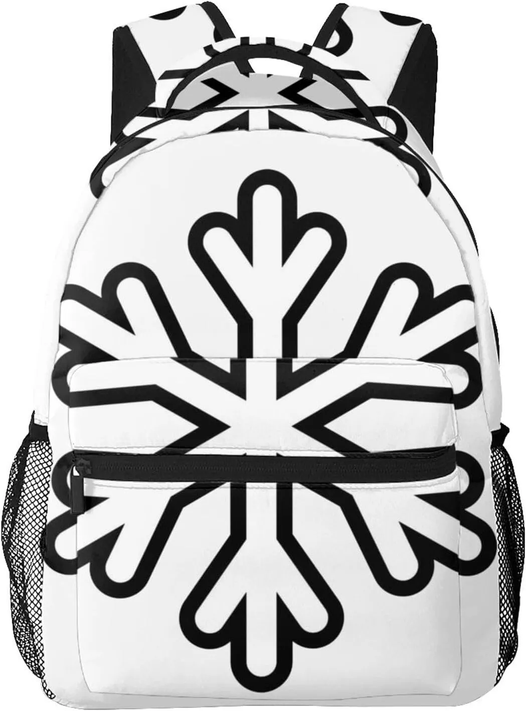 Snowflake Backpack Laptop Backpack Sports Travel Shoulder bag Light casual backpack
