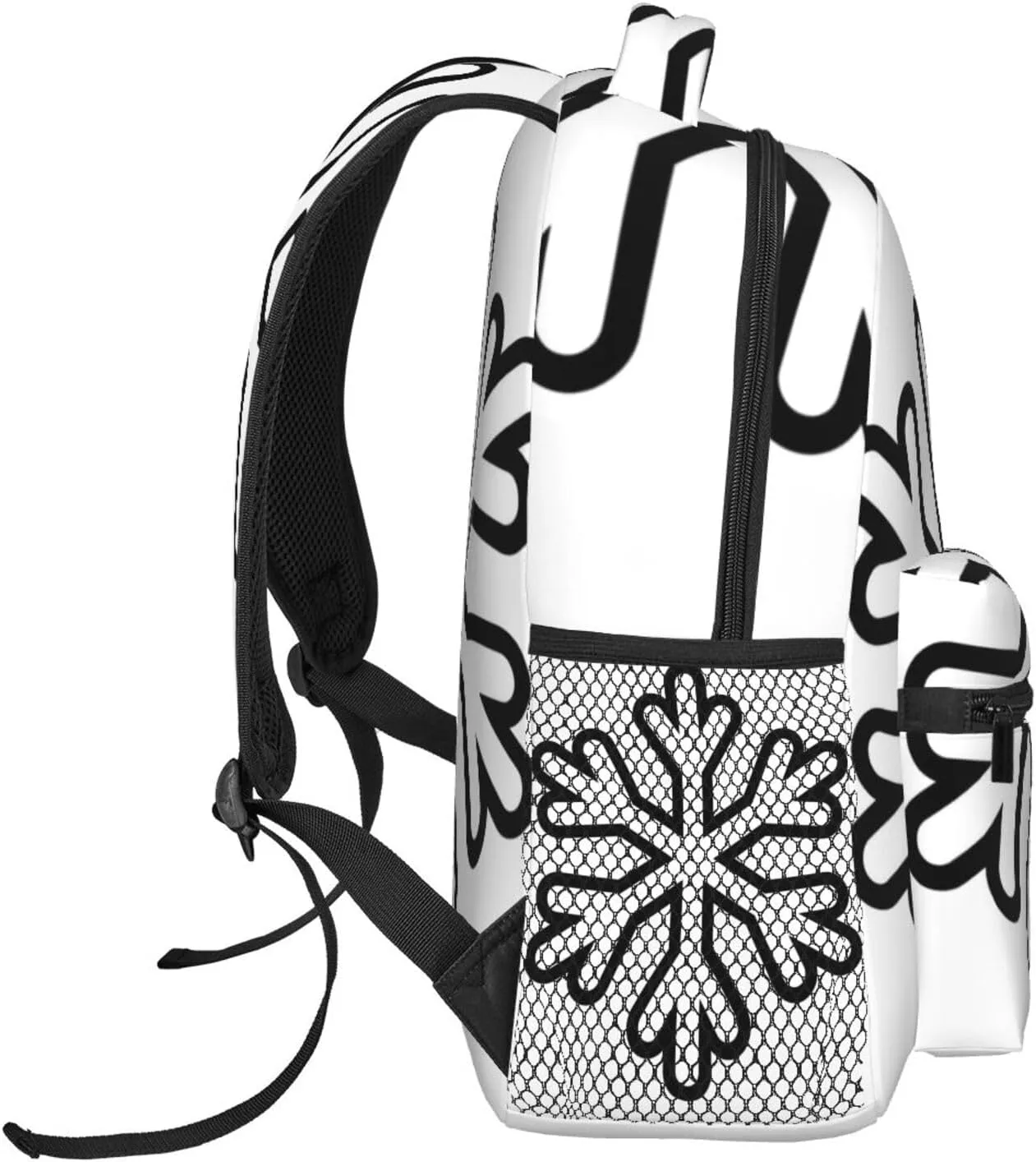 Snowflake Backpack Laptop Backpack Sports Travel Shoulder bag Light casual backpack