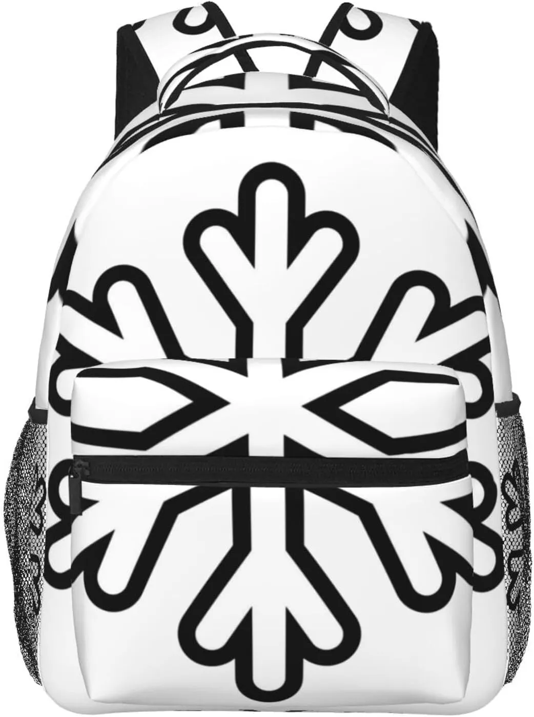 Snowflake Backpack Laptop Backpack Sports Travel Shoulder bag Light casual backpack