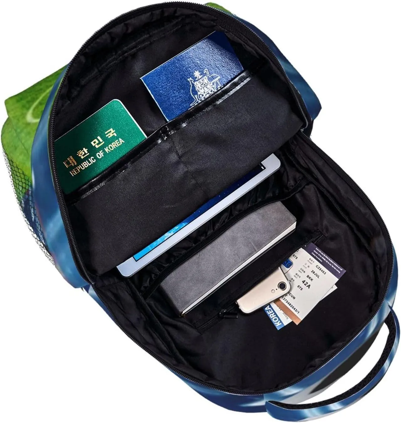 Soccer Ball Decorative Backpack Laptop Backpack Sports Travel Shoulder bag Light casual backpack