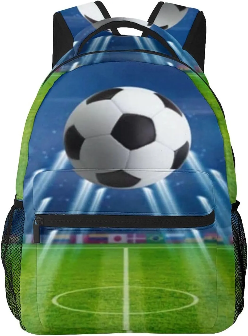 Soccer Ball Decorative Backpack Laptop Backpack Sports Travel Shoulder bag Light casual backpack