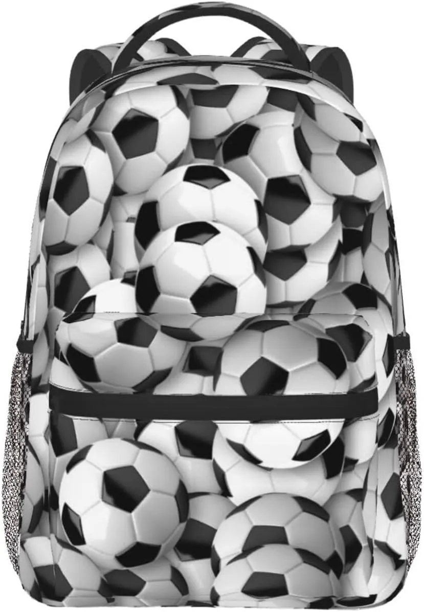 Soccer Balls Backpack Laptop Backpack Sports Travel Shoulder bag Light casual backpack