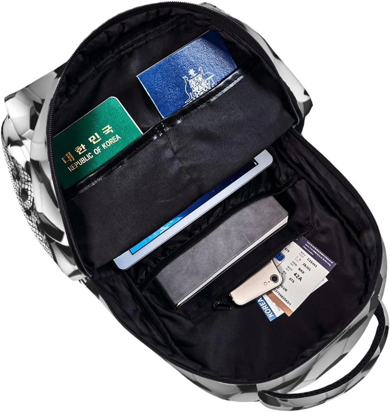 Soccer Balls Backpack Laptop Backpack Sports Travel Shoulder bag Light casual backpack
