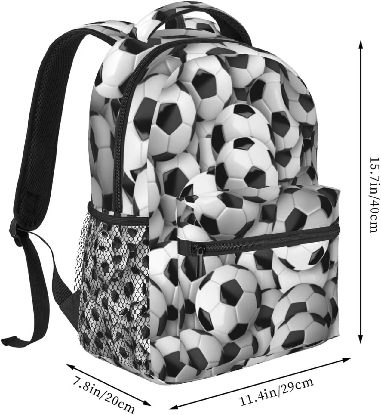 Soccer Balls Backpack Laptop Backpack Sports Travel Shoulder bag Light casual backpack