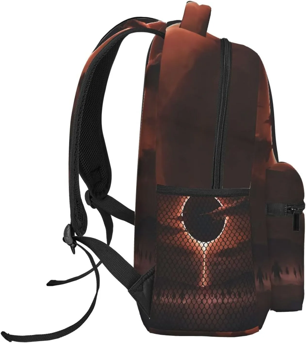 Solar Eclipse Black Hole Backpack Laptop Backpack Sports Travel Shoulder bag Light casual backpack