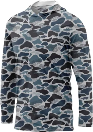 Southern Fin Apparel Performance Fishing Hoodie Shirt for Men Women UPF UV 50  Lightweight With Hood