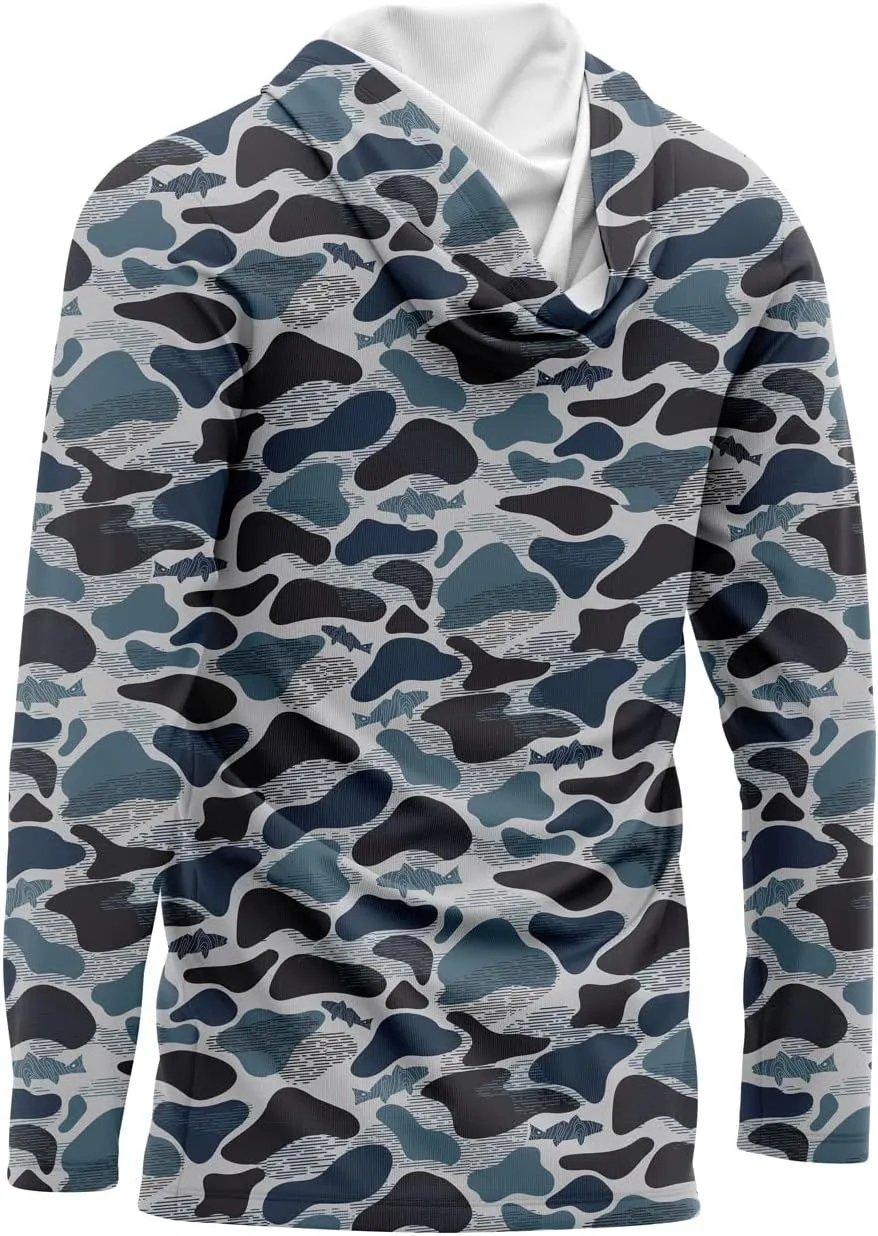Southern Fin Apparel Performance Fishing Hoodie Shirt for Men Women UPF UV 50  Lightweight With Hood