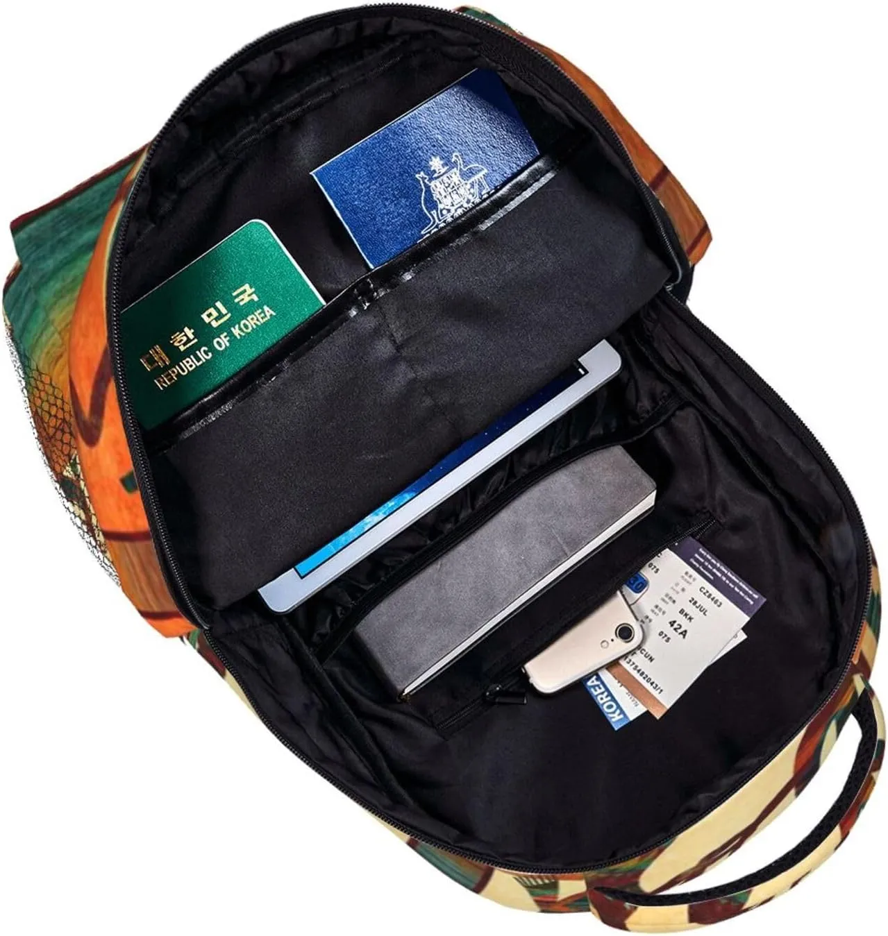 Southwest Native American Kokopelli Backpack Laptop Backpack Sports Travel Shoulder bag Light casual backpack