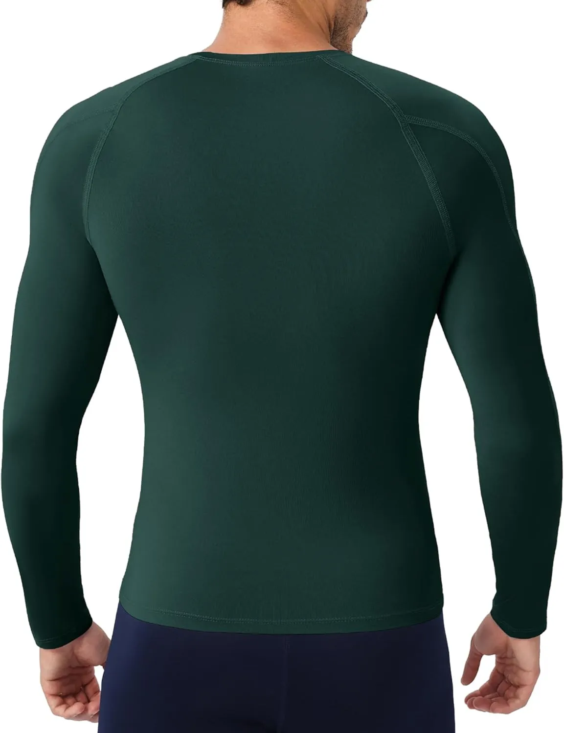 SPVISE Compression Shirt Men Long Sleeve, Cool Dry Men's Athletic Workout Running T-Shirt Tops, Sports Rash Guard Base Layer