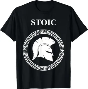 Stoic Ancient Warrior Virtues Philosopher T-Shirt