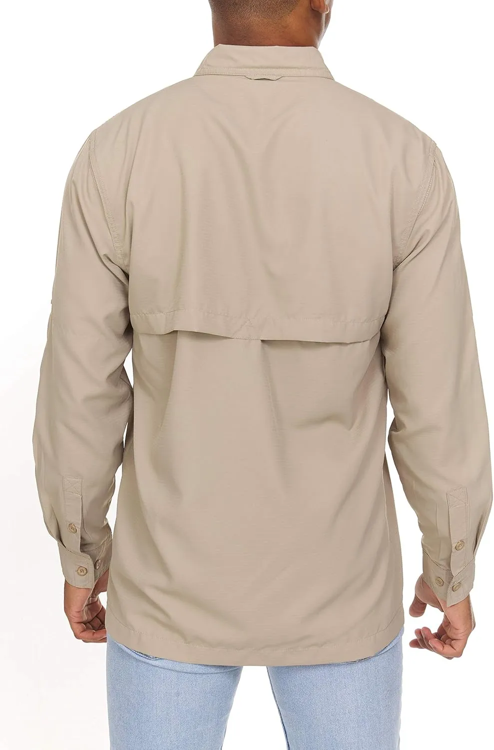 Swiss Alps Mens Long Sleeve Fishing Shirt