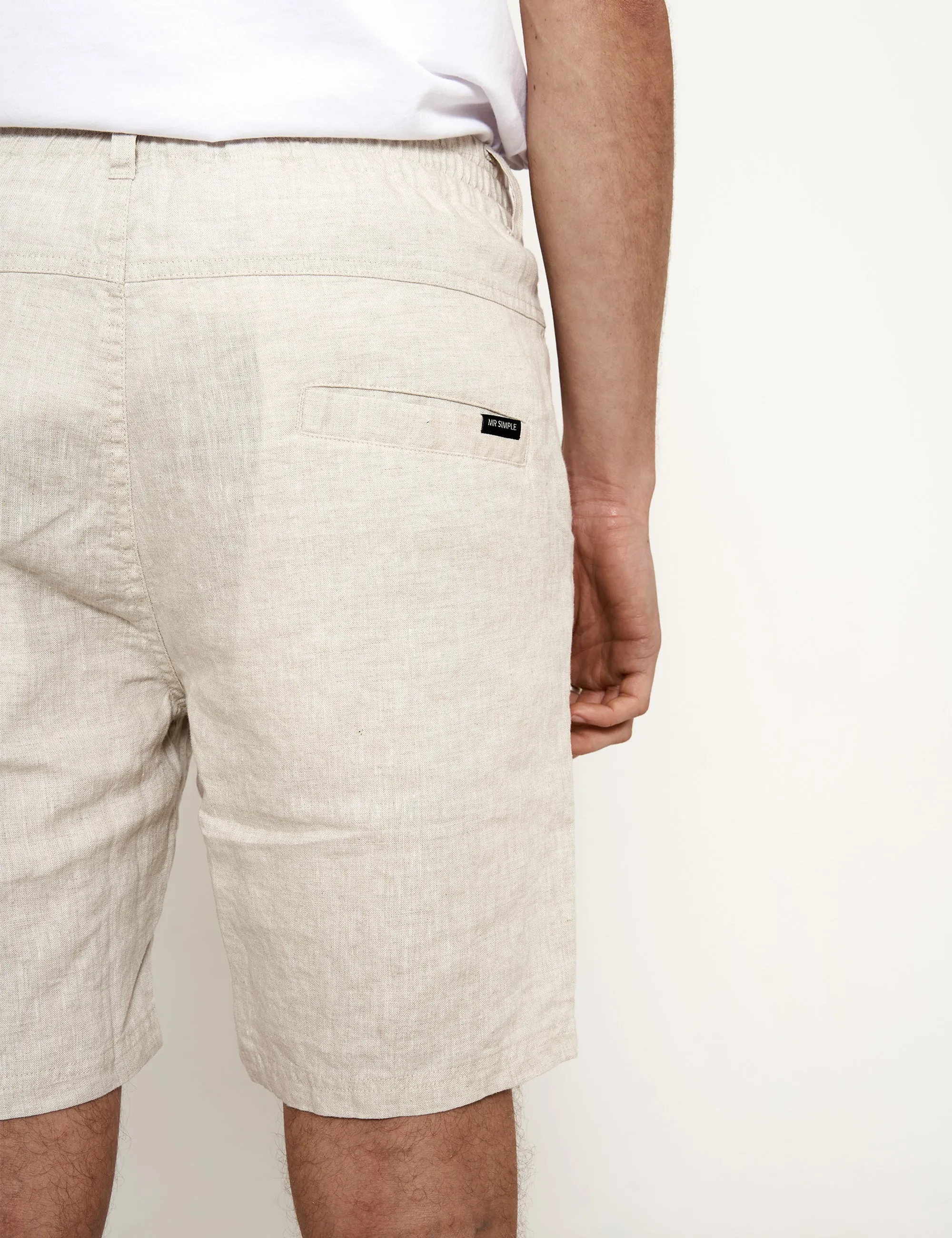 Tanner 2.0 Linen Shorts - Natural