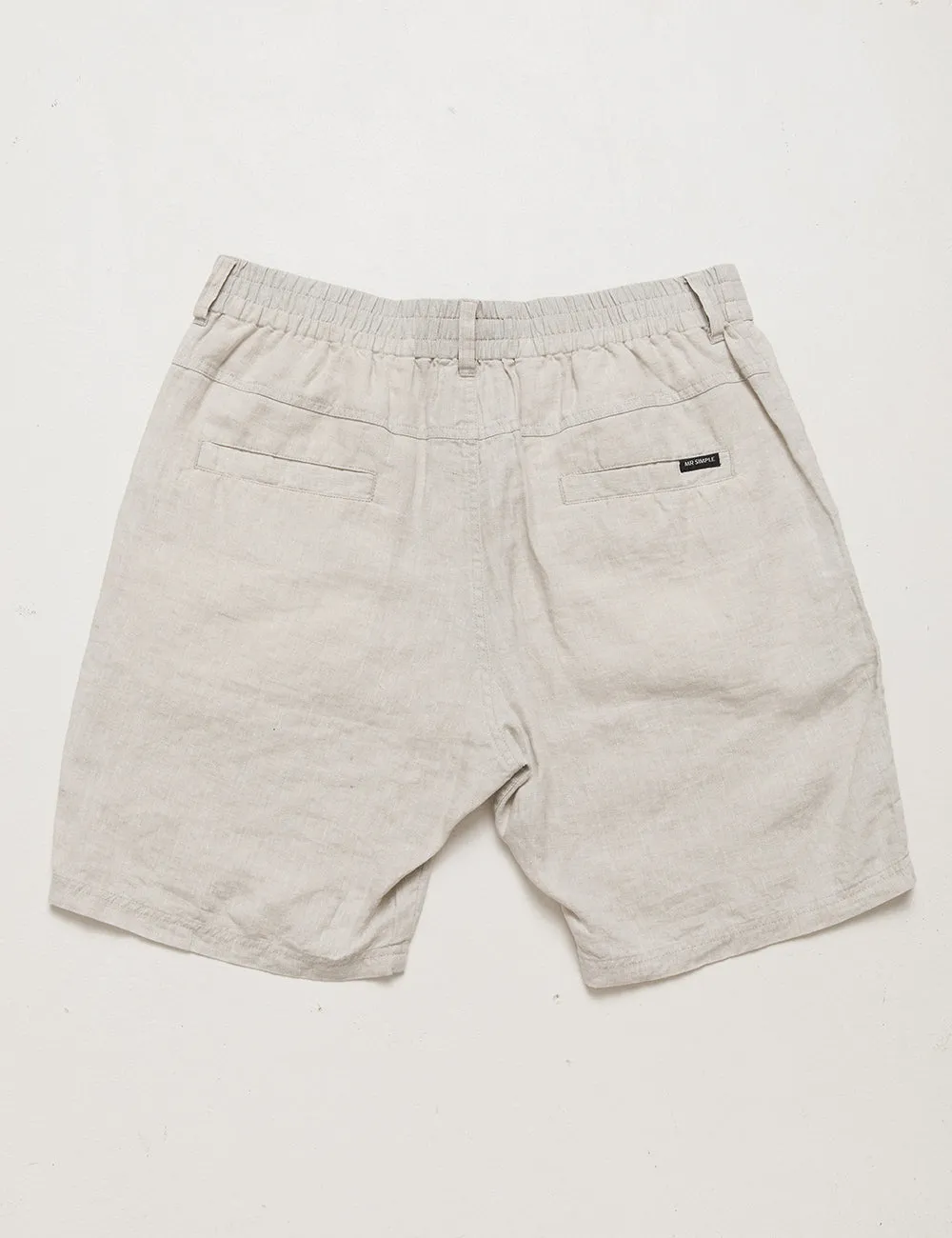 Tanner 2.0 Linen Shorts - Natural