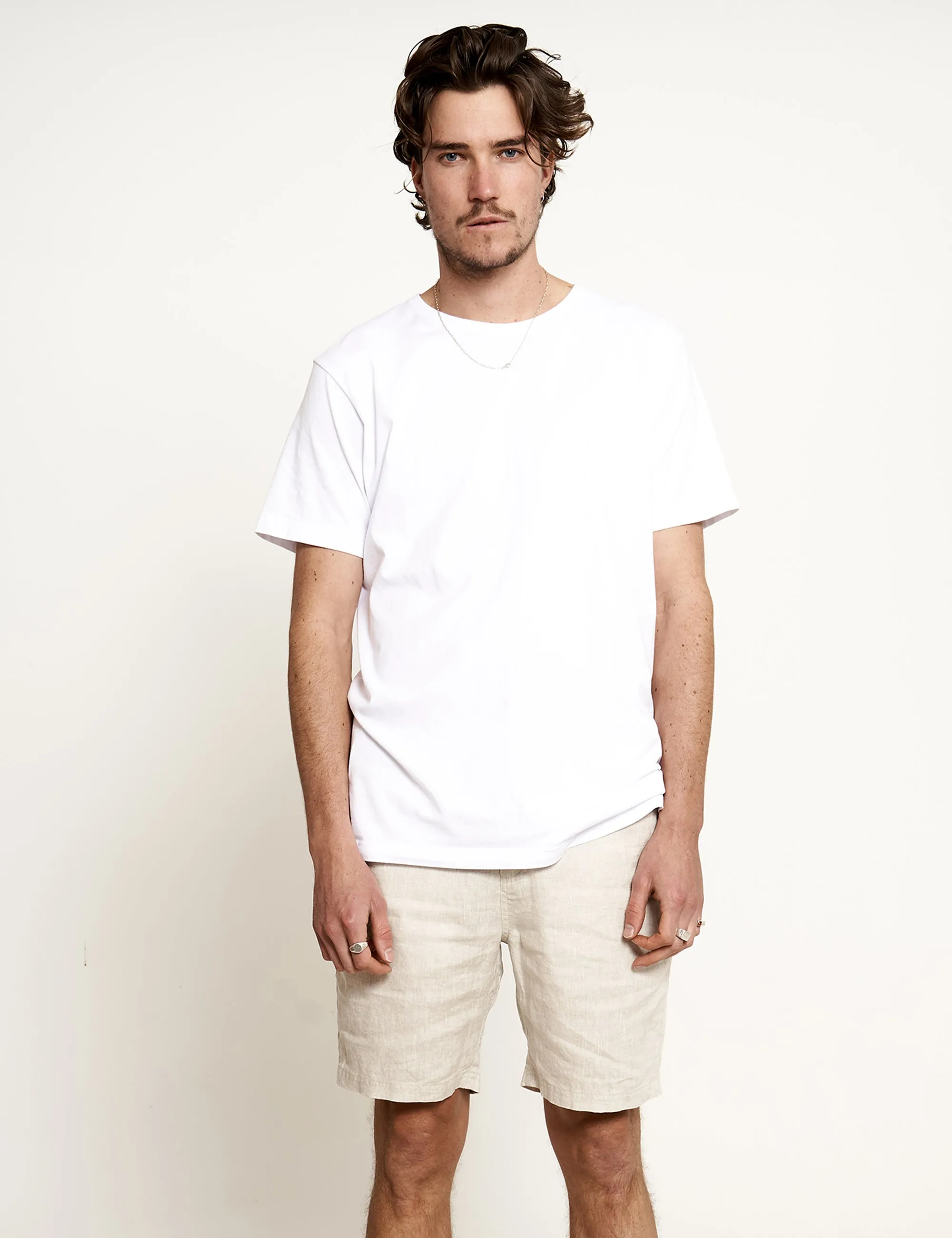 Tanner 2.0 Linen Shorts - Natural