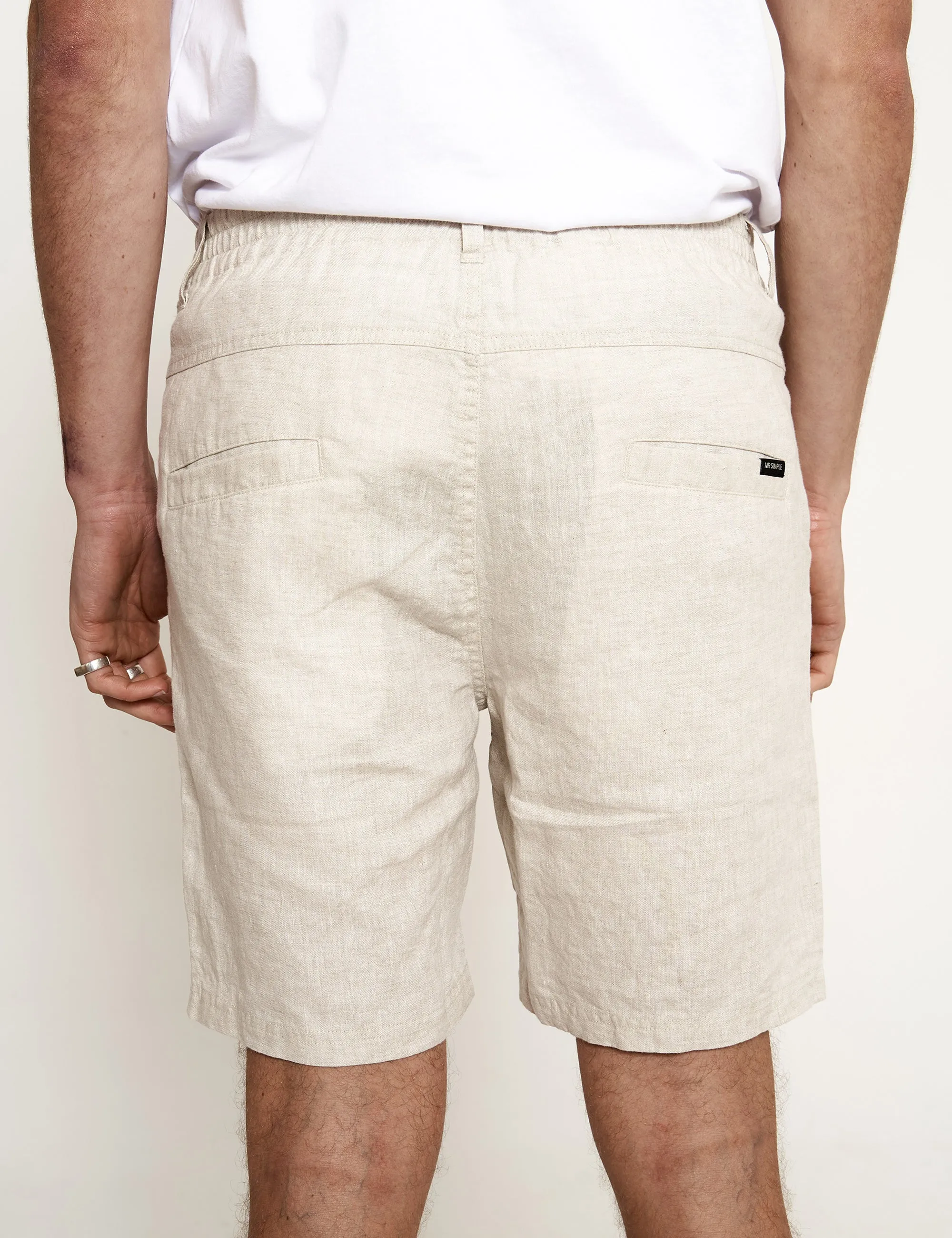 Tanner 2.0 Linen Shorts - Natural