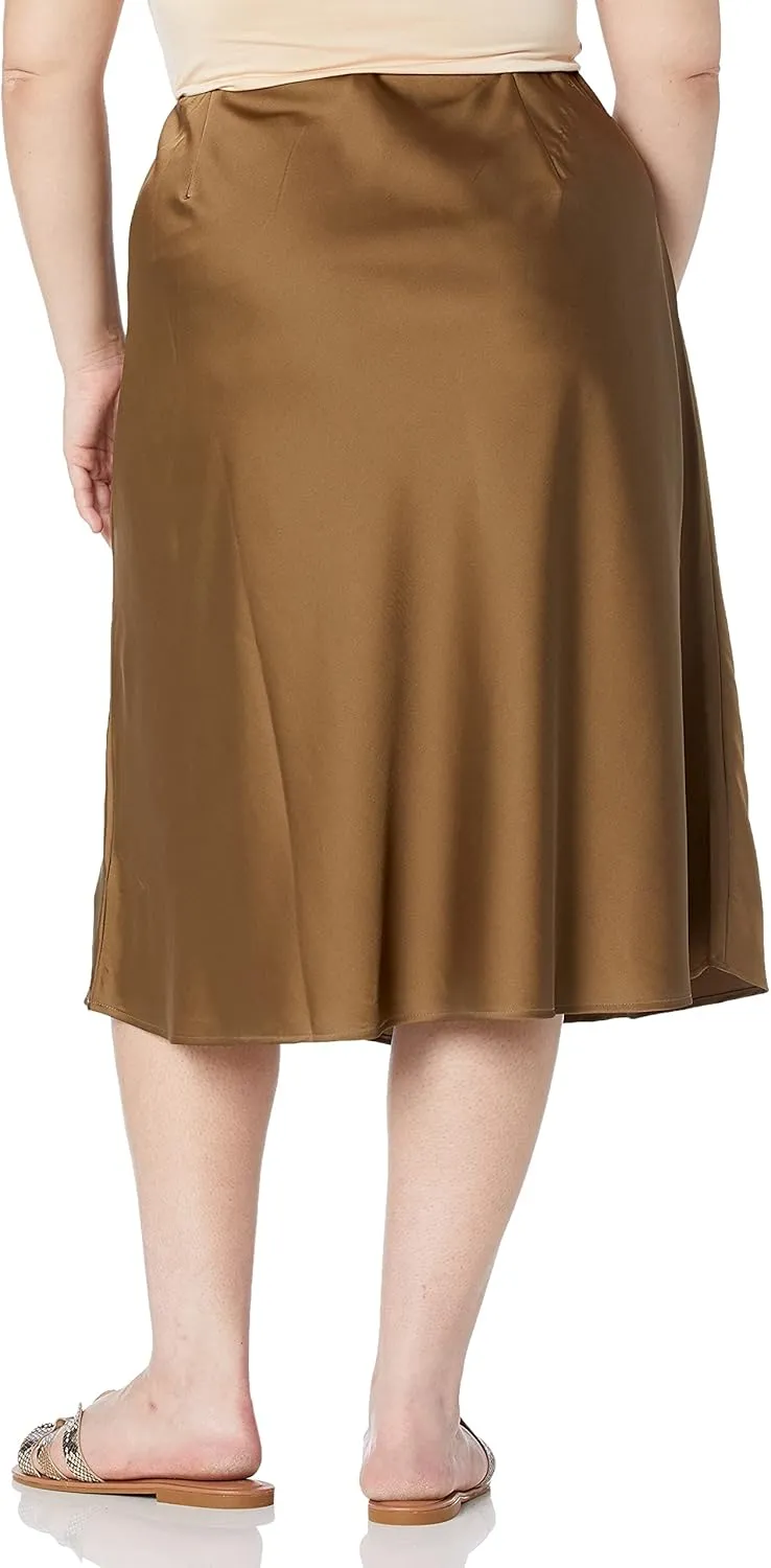 The Drop Women's Maya Silky Slip Skirt