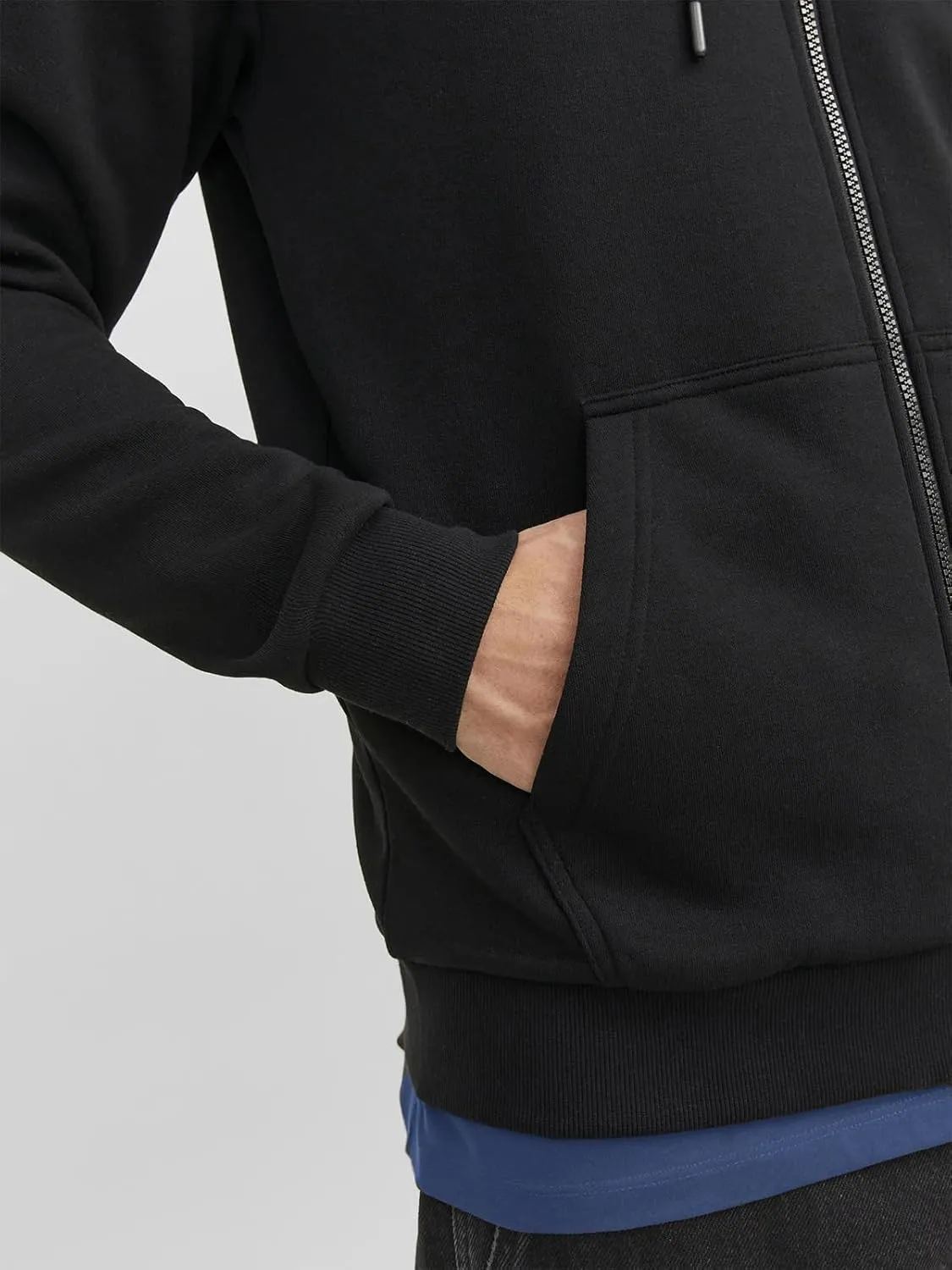 TUVEKE Men's Zip Up Hoodie Athletic Hoodies Long Sleeve Fleece Hooded Sweatshirts Lightweigt With Pockets (S-3XL)