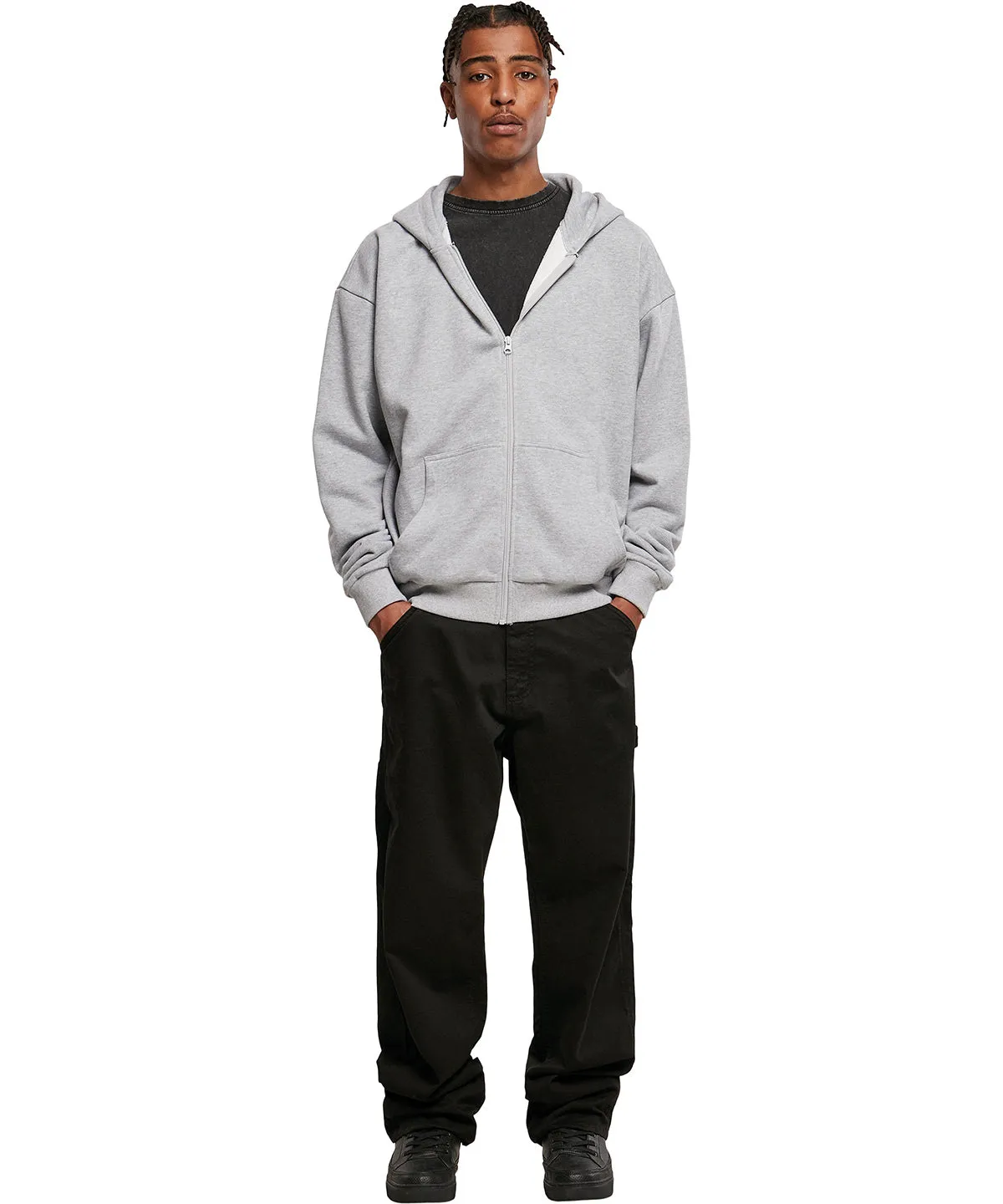 Ultra heavy zip hoodie | Olive