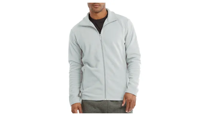Unibasic Men Full Zip Long Sleeve Polyester Polar Fleece Jacket - Ships Next Day!