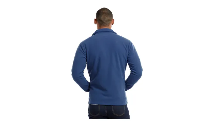 Unibasic Men Full Zip Long Sleeve Polyester Polar Fleece Jacket - Ships Next Day!