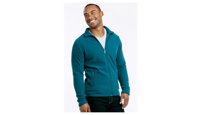 Unibasic Men Full Zip Long Sleeve Polyester Polar Fleece Jacket - Ships Next Day!