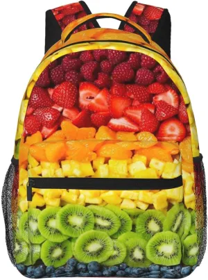 Variety Of Fruits Backpack Laptop Backpack Sports Travel Shoulder bag Light casual backpack