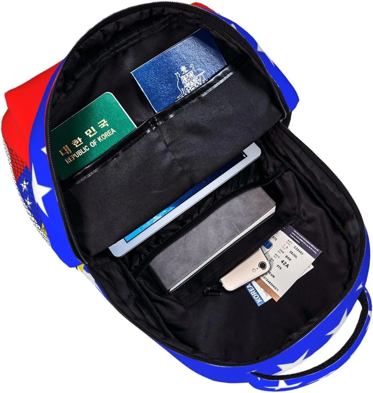 Venezuela Flag Backpack Laptop Backpack Sports Travel Shoulder bag Light casual backpack