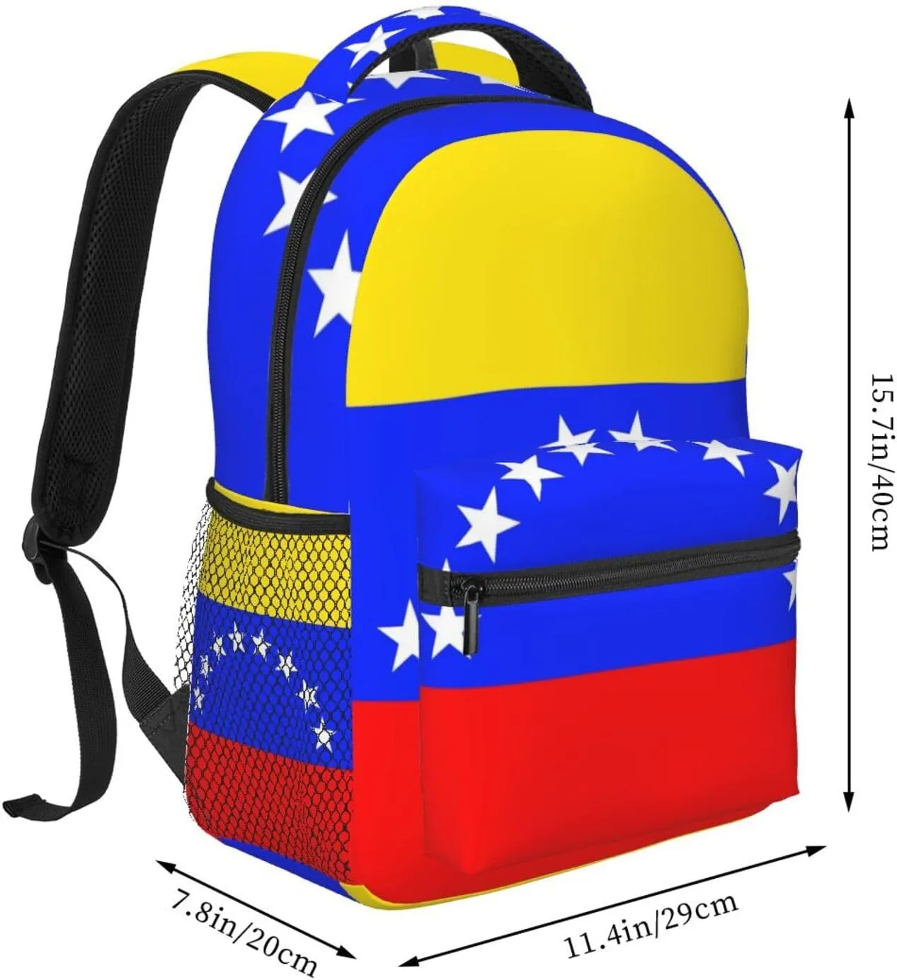 Venezuela Flag Backpack Laptop Backpack Sports Travel Shoulder bag Light casual backpack