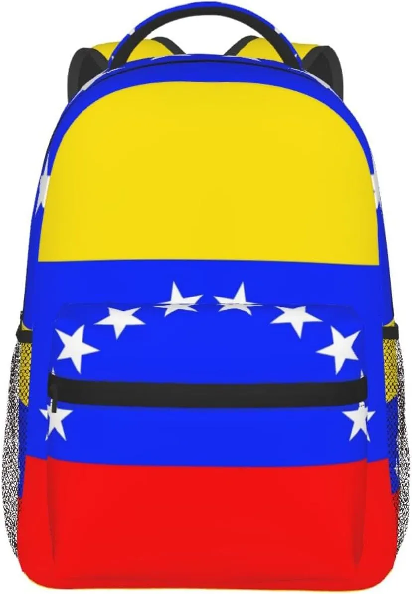 Venezuela Flag Backpack Laptop Backpack Sports Travel Shoulder bag Light casual backpack