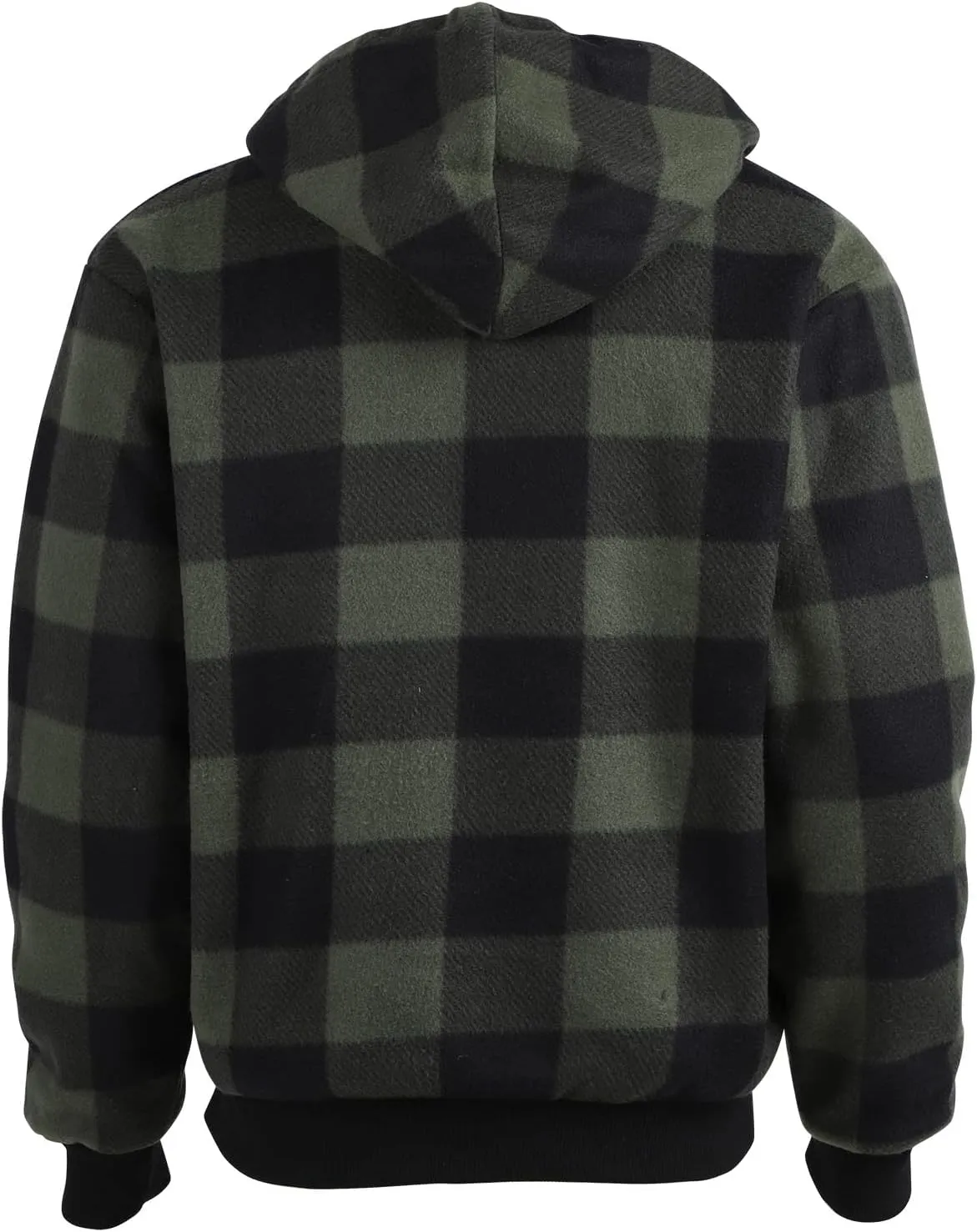 Winter Heavy Warm Sherpa Lined Fleece Plaid Flannel Jacket Men Plus Size S-5XL Big&Tall Mens Coat
