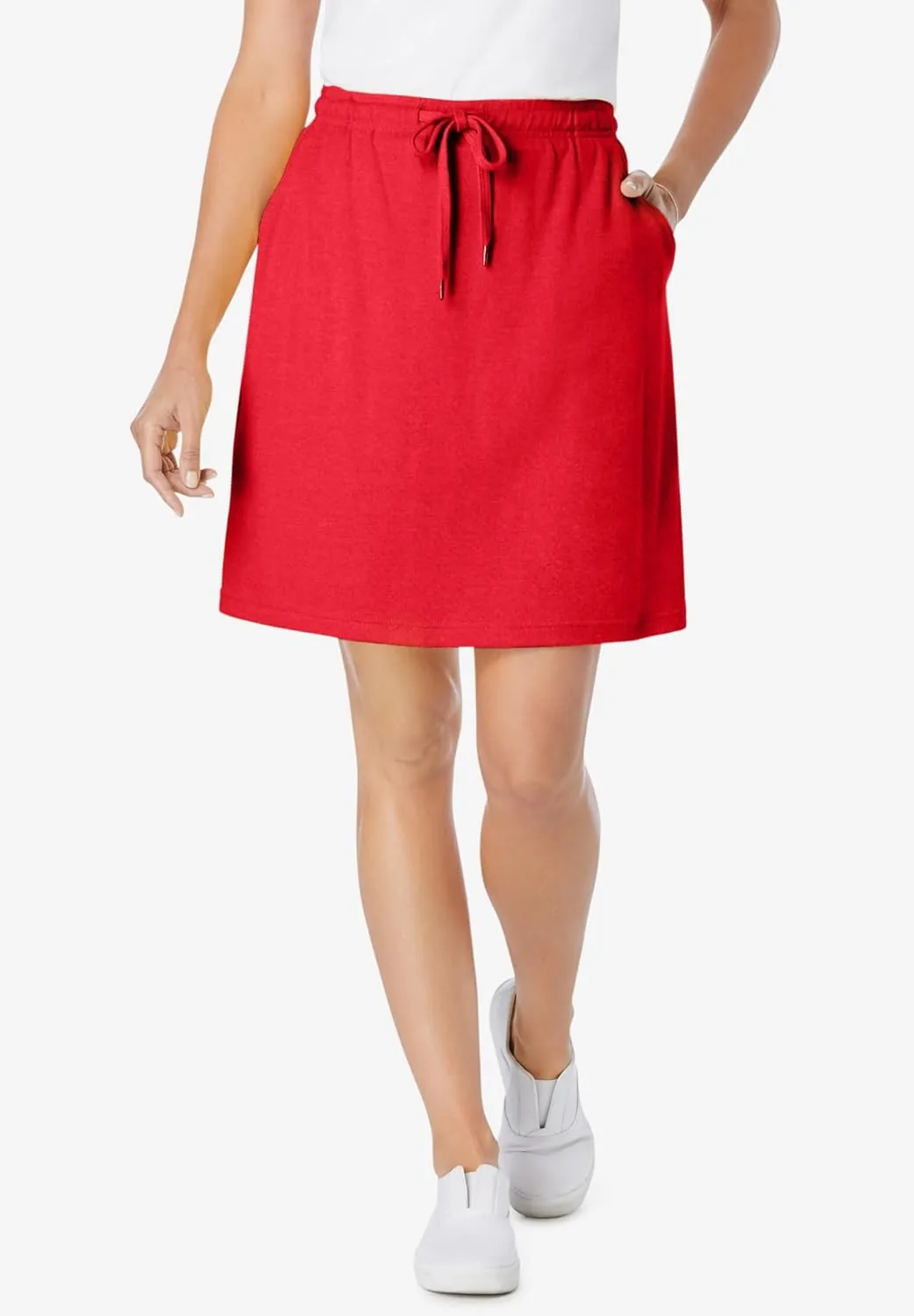 Woman Within Plus Size Sport Knit Skort