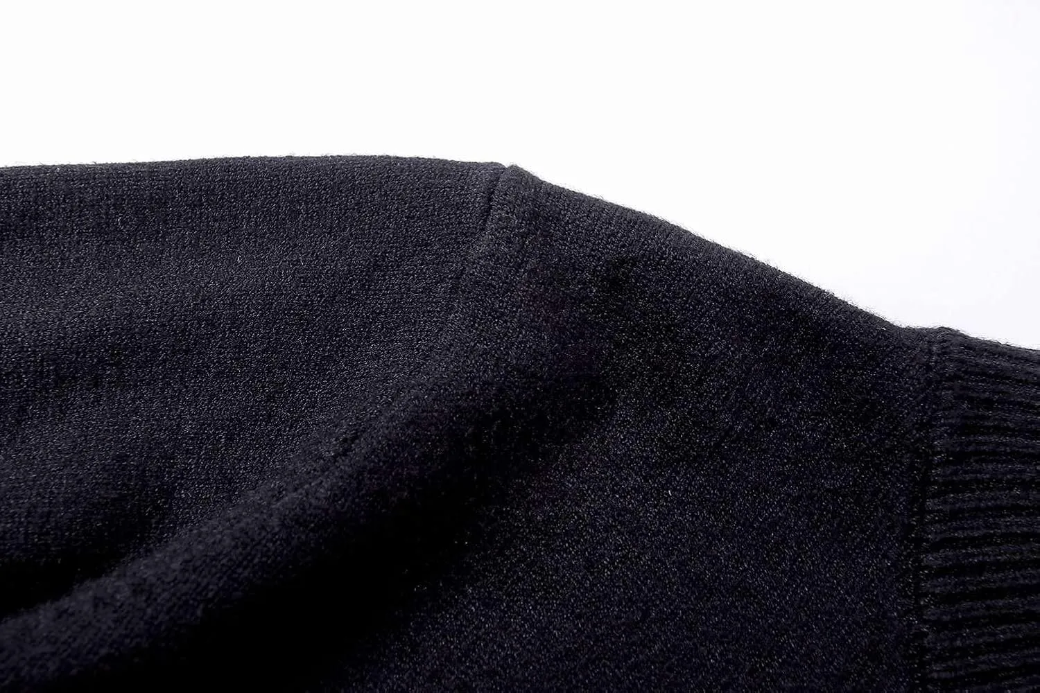 Women Thick Button Down Cardigan Sweaters Crew Neck Medium Weight Long Sleeve