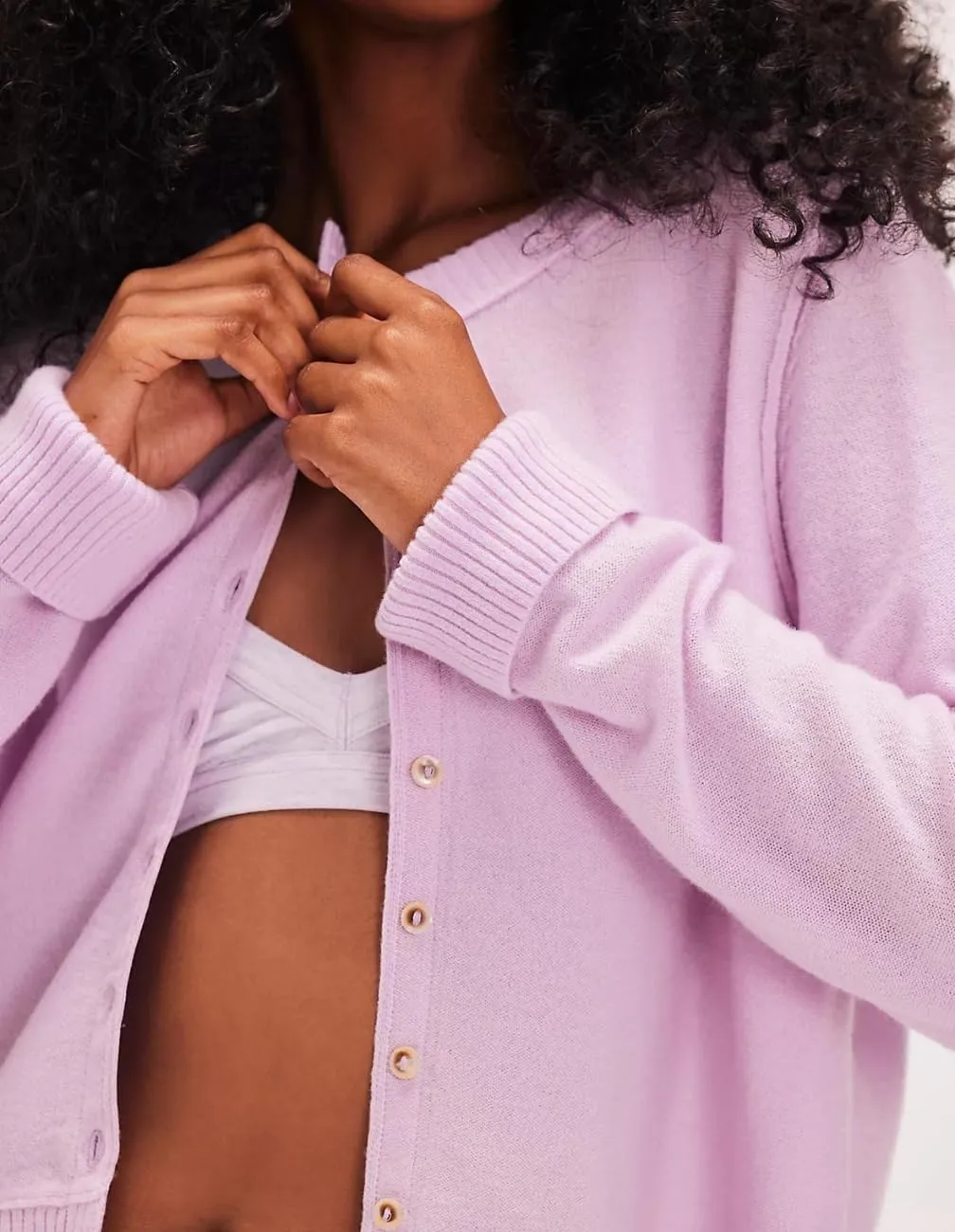 Women Y2K Open Front Button Down Knit Crop Cardigan Sweater Scoop Neck Long Sleeve Solid Causal Ribbed Top Fall